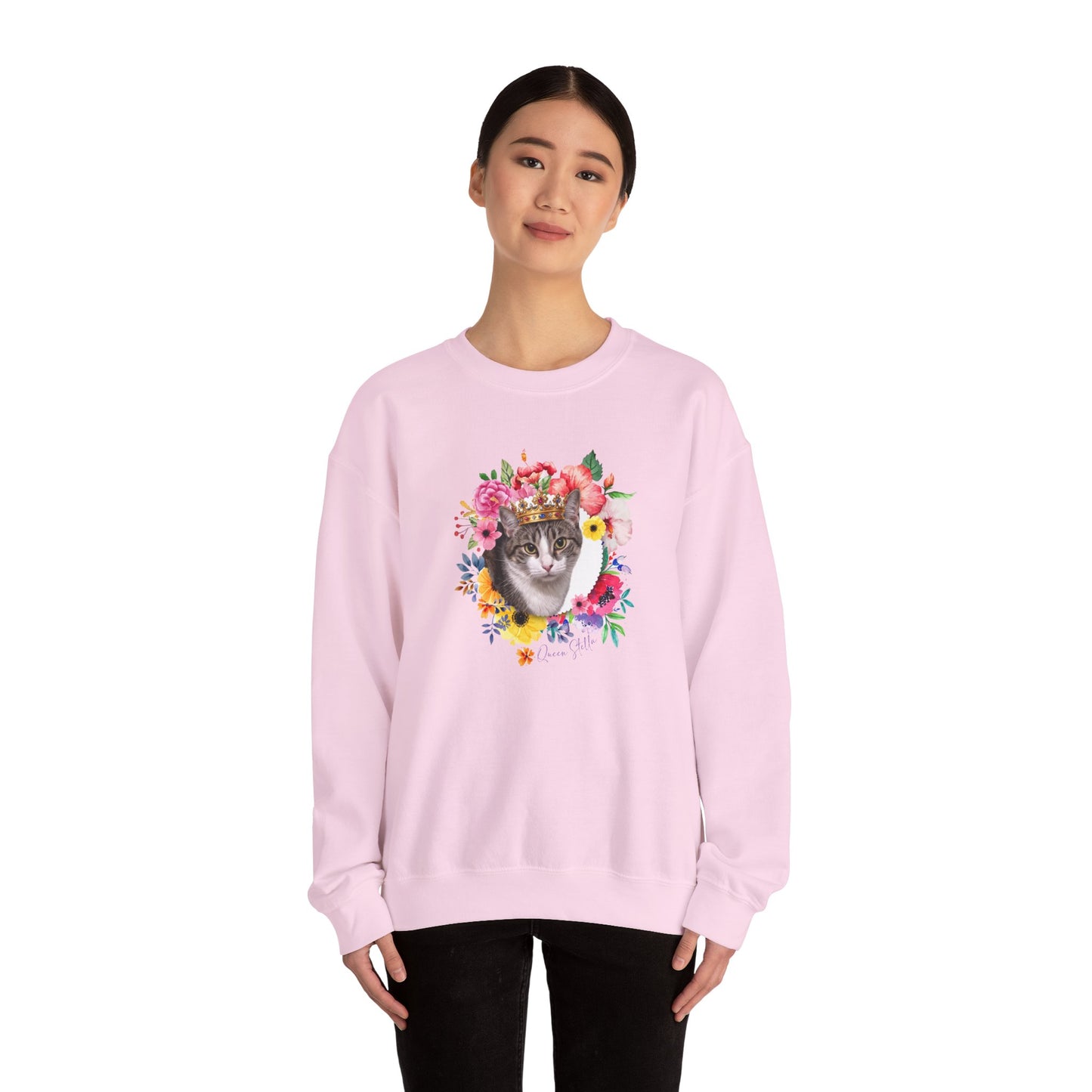 Queen Stella Floral Women's And Unisex Sweatshirt