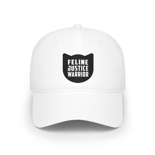 Feline Justice Warrior Logo Baseball Cap