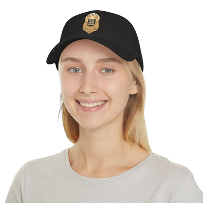 Feline Justice Warrior Gold Badge Baseball Cap