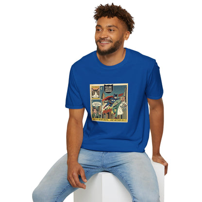 Feline Justice Warrior Vintage Comic T-Shirt