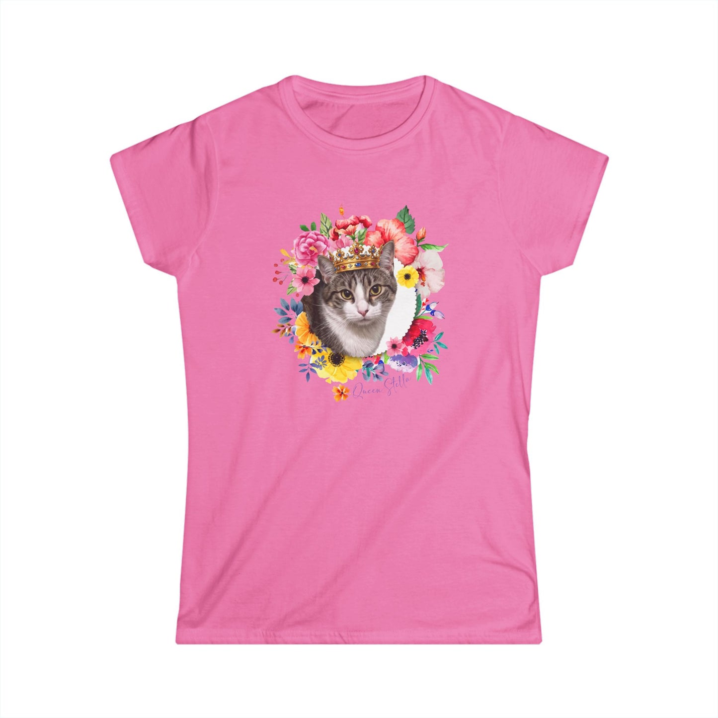 Queen Stella Floral Women's T-Shirt