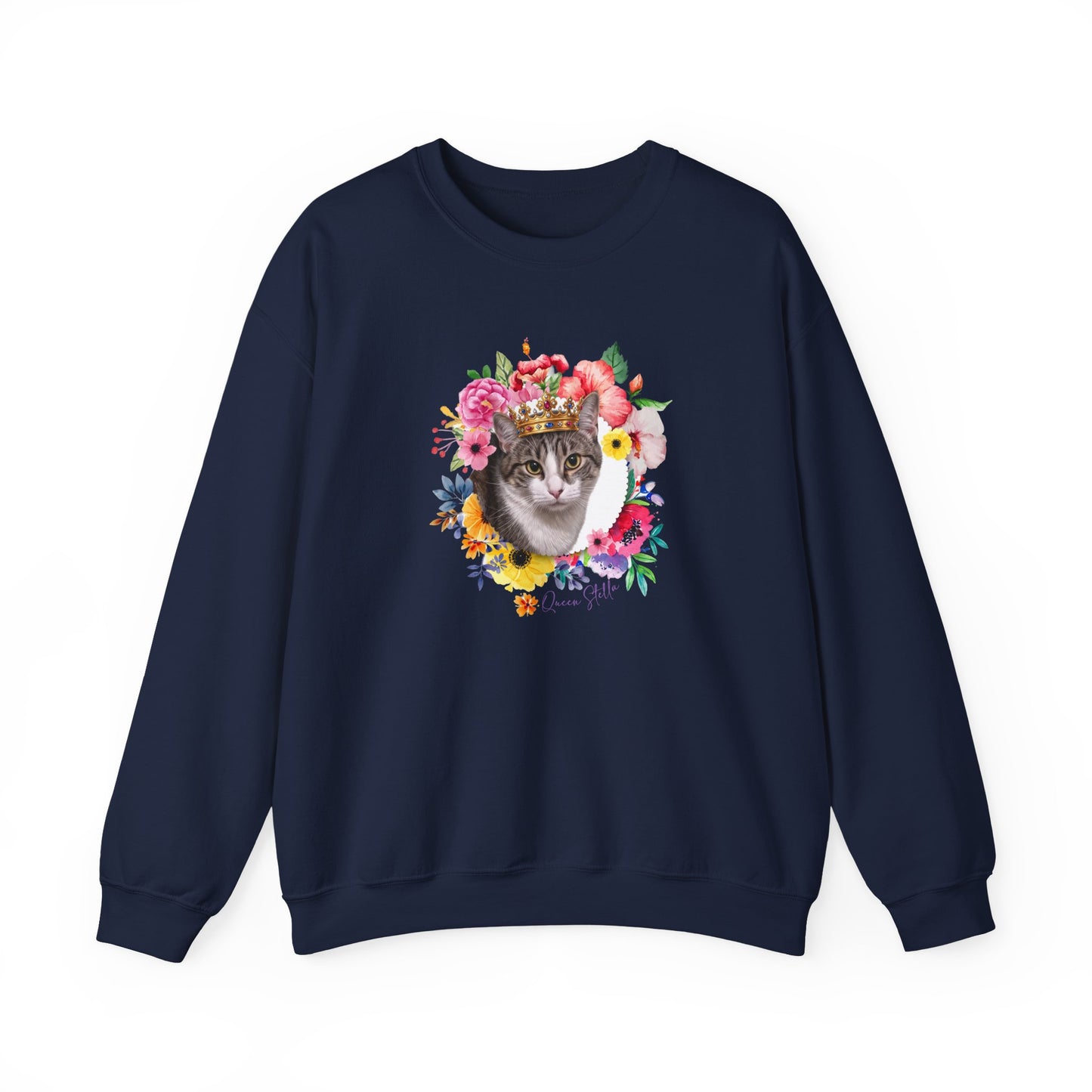 Queen Stella Floral Women's And Unisex Sweatshirt
