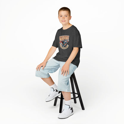 Kids — Feline Justice Warrior Vintage Comic Character T-Shirt