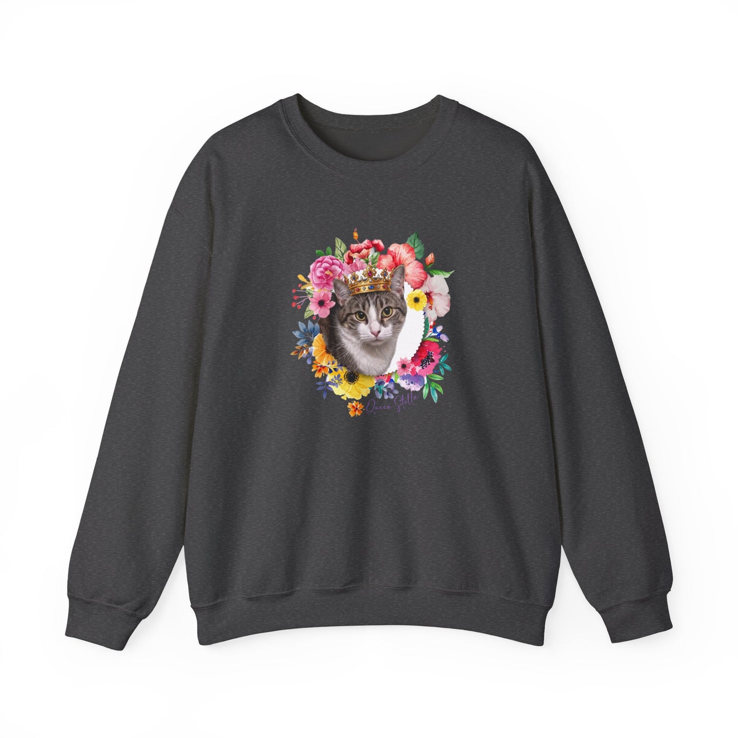 Queen Stella Floral Women's And Unisex Sweatshirt