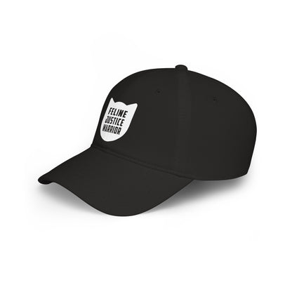 Feline Justice Warrior Logo Baseball Cap