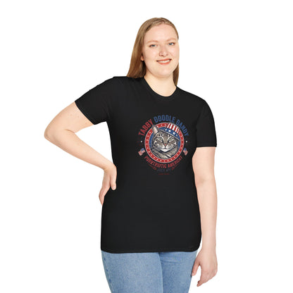 Tabby Doodle Dandy Patriotic Cat T-Shirt