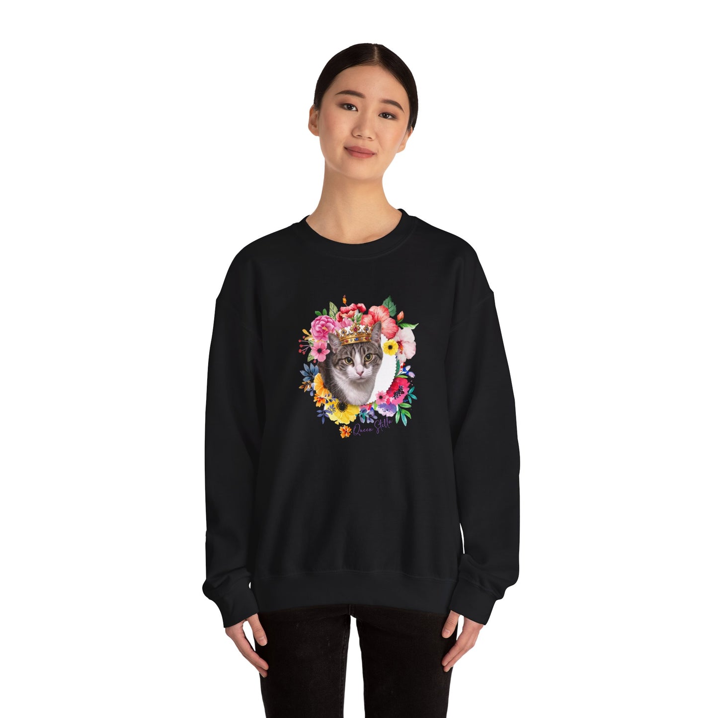 Queen Stella Floral Women's And Unisex Sweatshirt