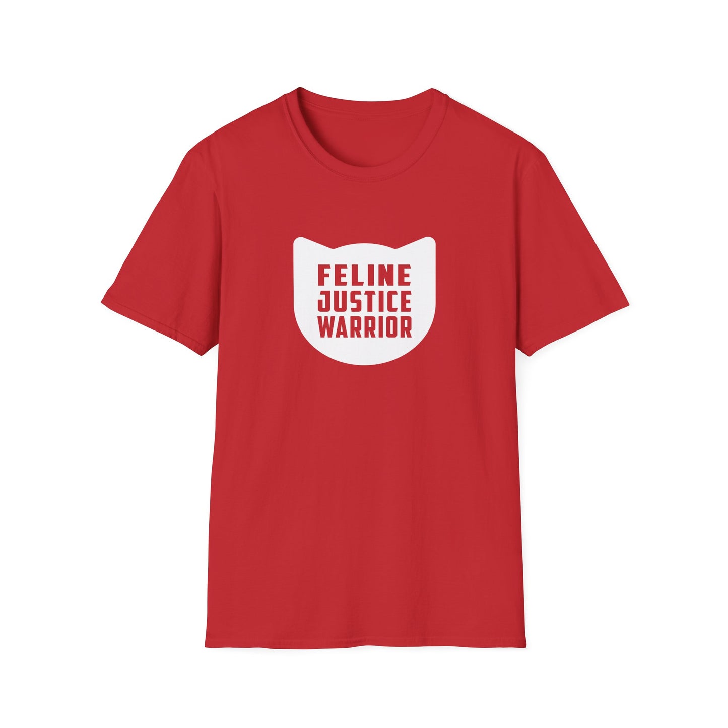 Feline Justice Warrior Logo T-Shirt