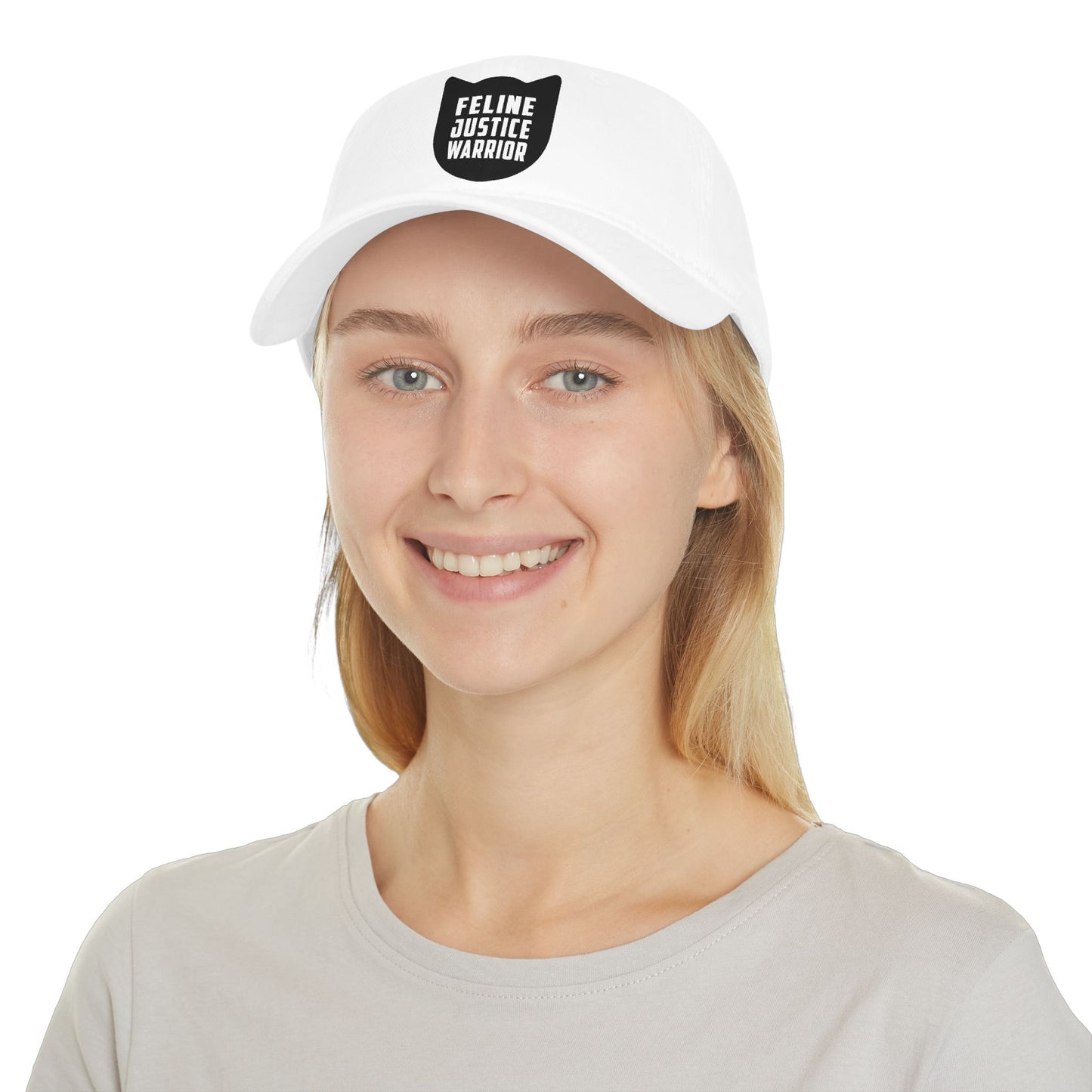 Feline Justice Warrior Logo Baseball Cap