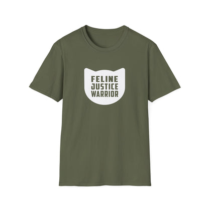 Feline Justice Warrior Logo T-Shirt