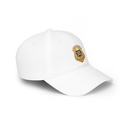 Feline Justice Warrior Gold Badge Baseball Cap