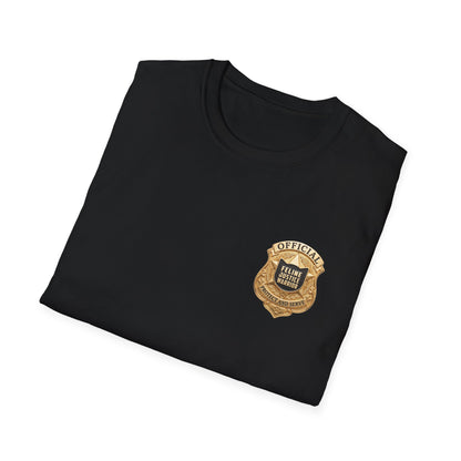 Feline Justice Warrior Gold Badge T-Shirt