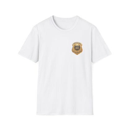 Feline Justice Warrior Gold Badge T-Shirt