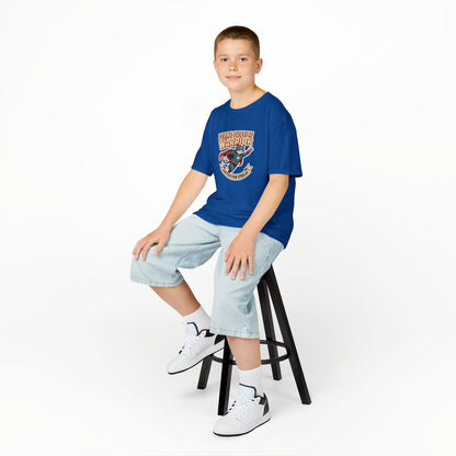 Kids — Feline Justice Warrior Vintage Comic Character T-Shirt