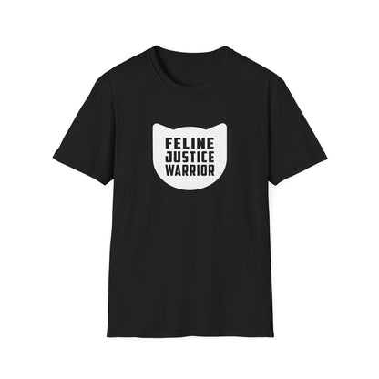 Feline Justice Warrior Logo T-Shirt
