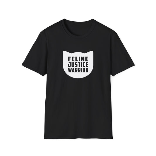 Feline Justice Warrior Logo T-Shirt