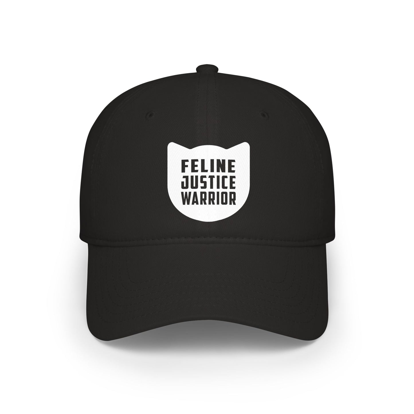 Feline Justice Warrior Logo Baseball Cap