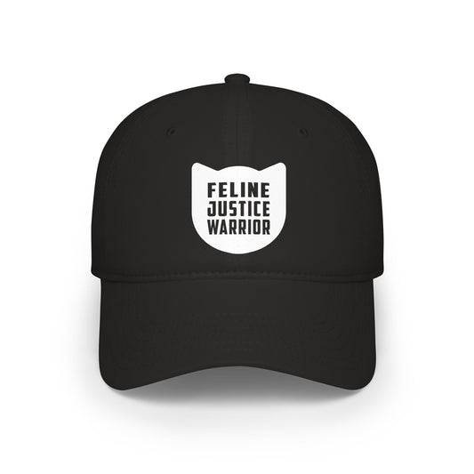 Feline Justice Warrior Logo Baseball Cap