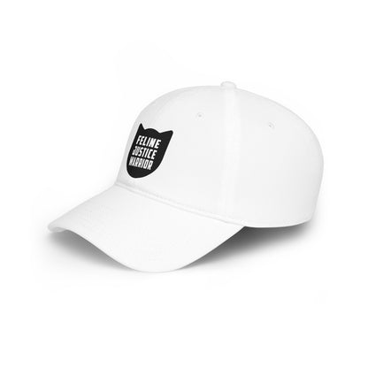 Feline Justice Warrior Logo Baseball Cap