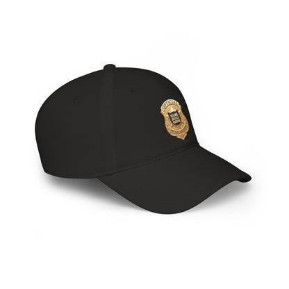 Feline Justice Warrior Gold Badge Baseball Cap