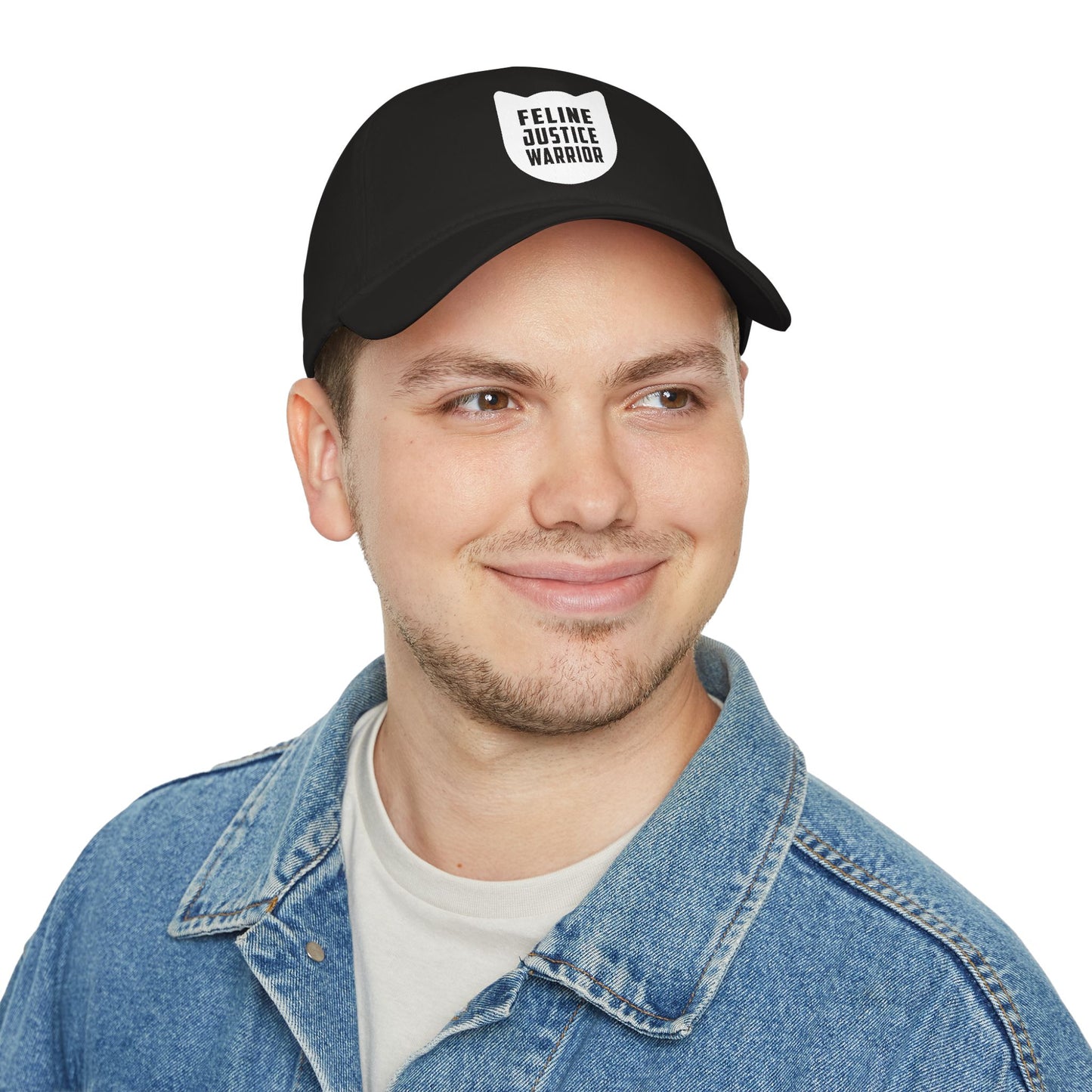 Feline Justice Warrior Logo Baseball Cap
