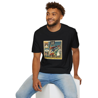 Feline Justice Warrior Vintage Comic T-Shirt
