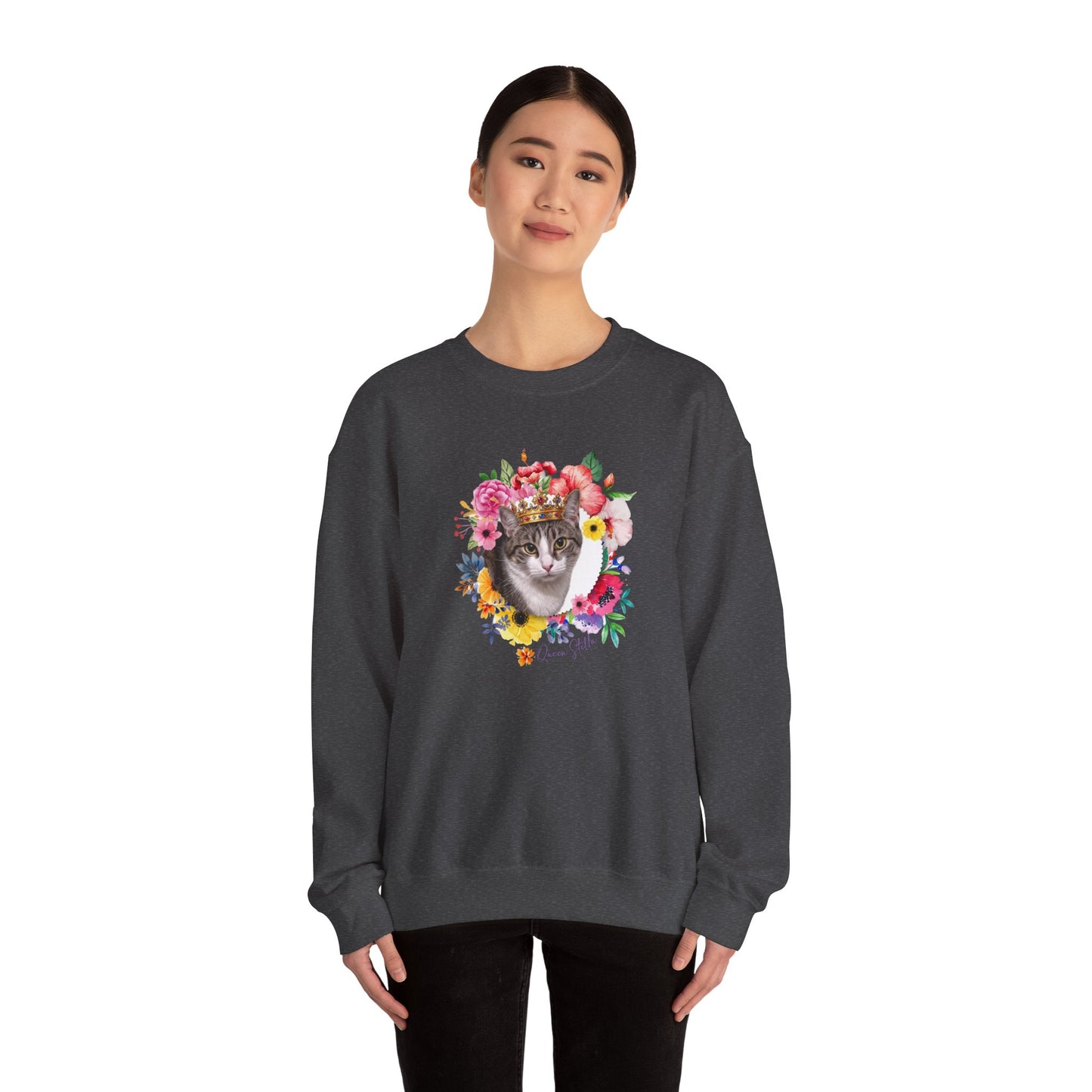 Queen Stella Floral Women's And Unisex Sweatshirt