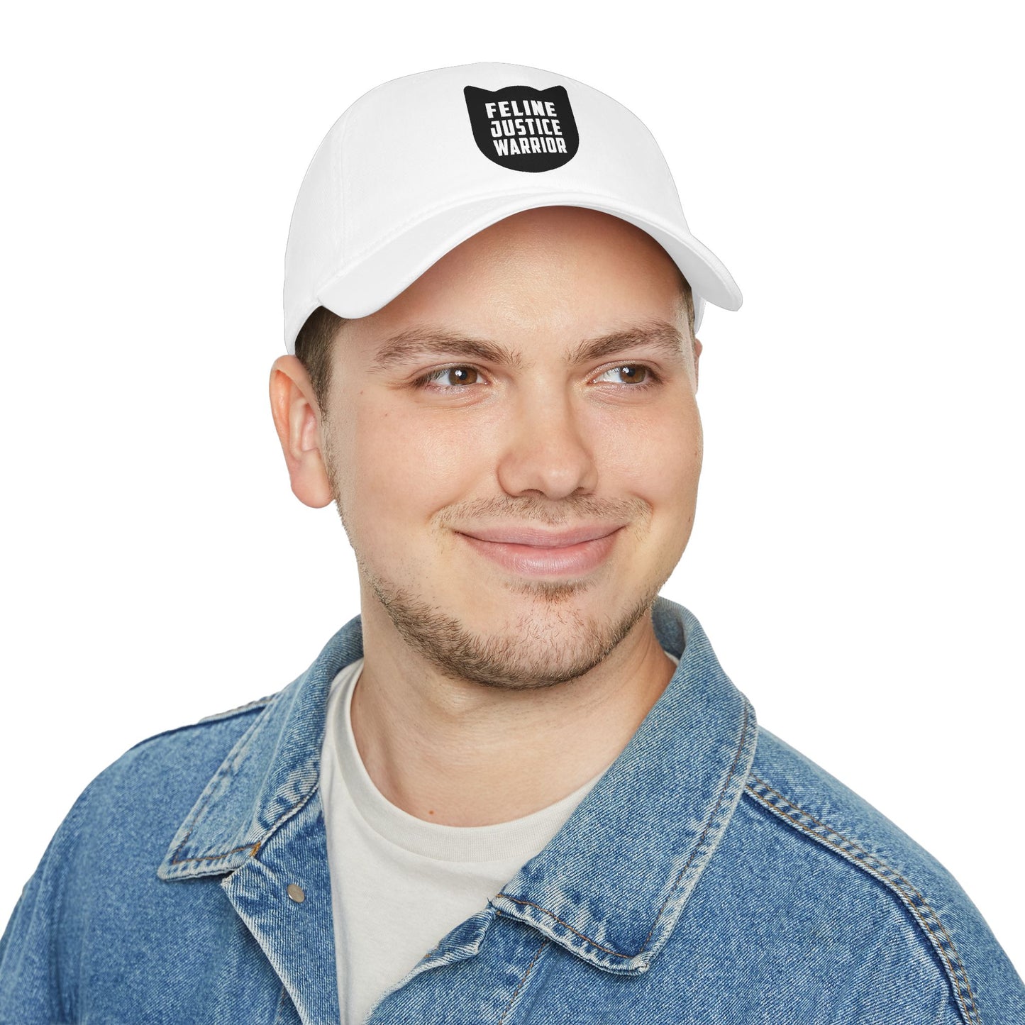 Feline Justice Warrior Logo Baseball Cap