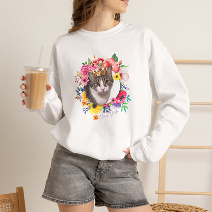 Queen Stella Floral Women's And Unisex Sweatshirt