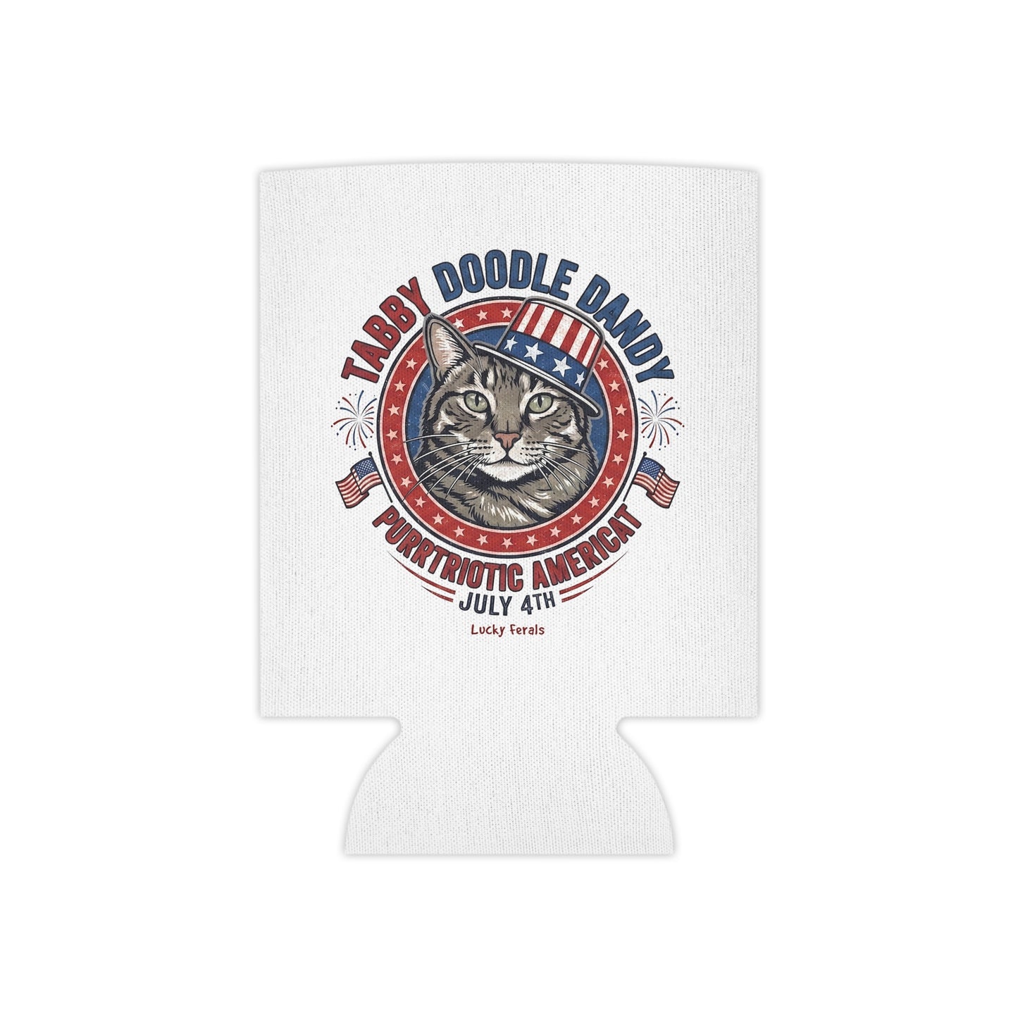 Tabby Doodle Dandy Can Cooler