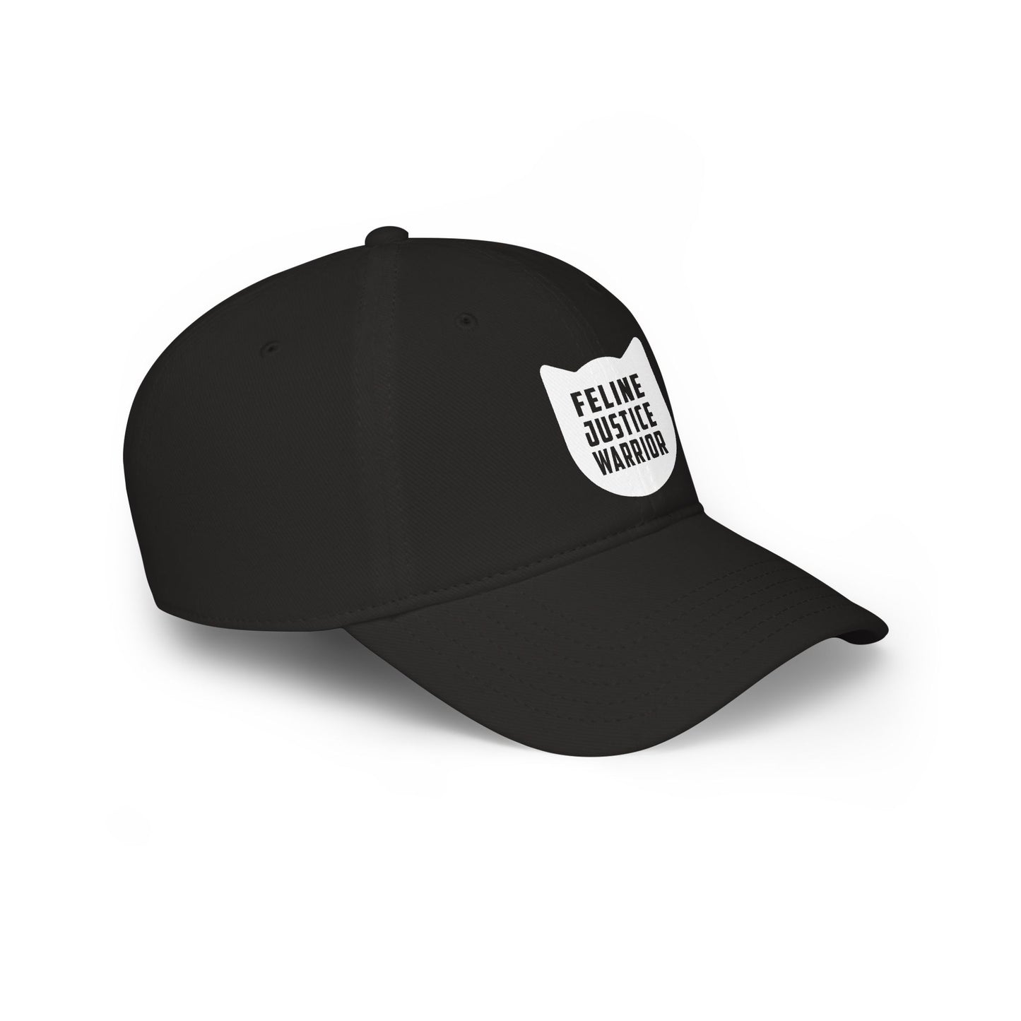 Feline Justice Warrior Logo Baseball Cap