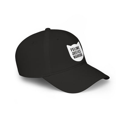 Feline Justice Warrior Logo Baseball Cap