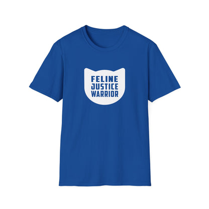 Feline Justice Warrior Logo T-Shirt