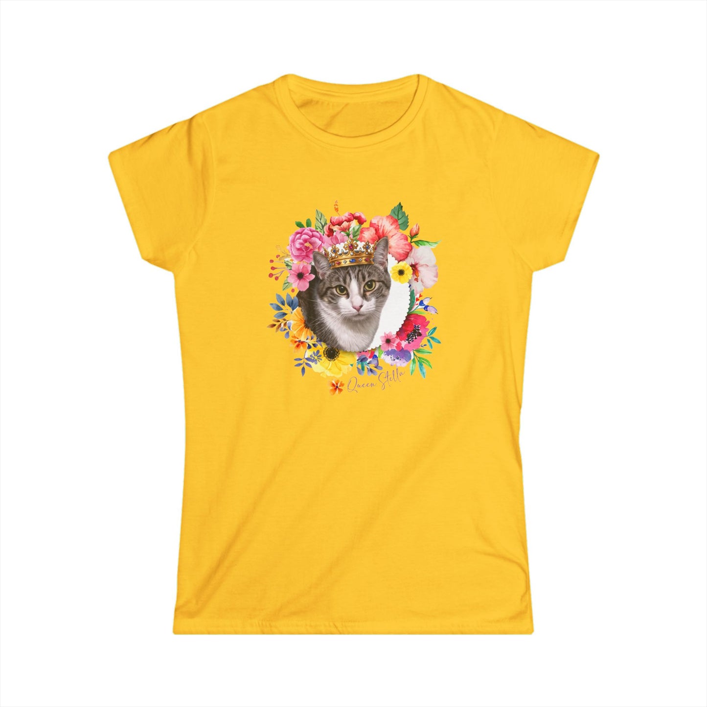 Queen Stella Floral Women's T-Shirt