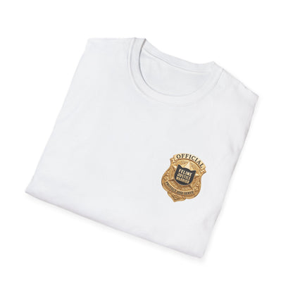 Feline Justice Warrior Gold Badge T-Shirt