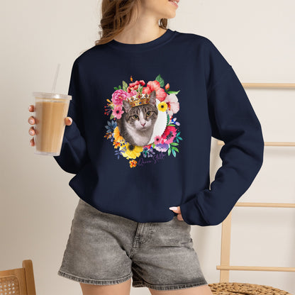 Queen Stella Floral Women's And Unisex Sweatshirt