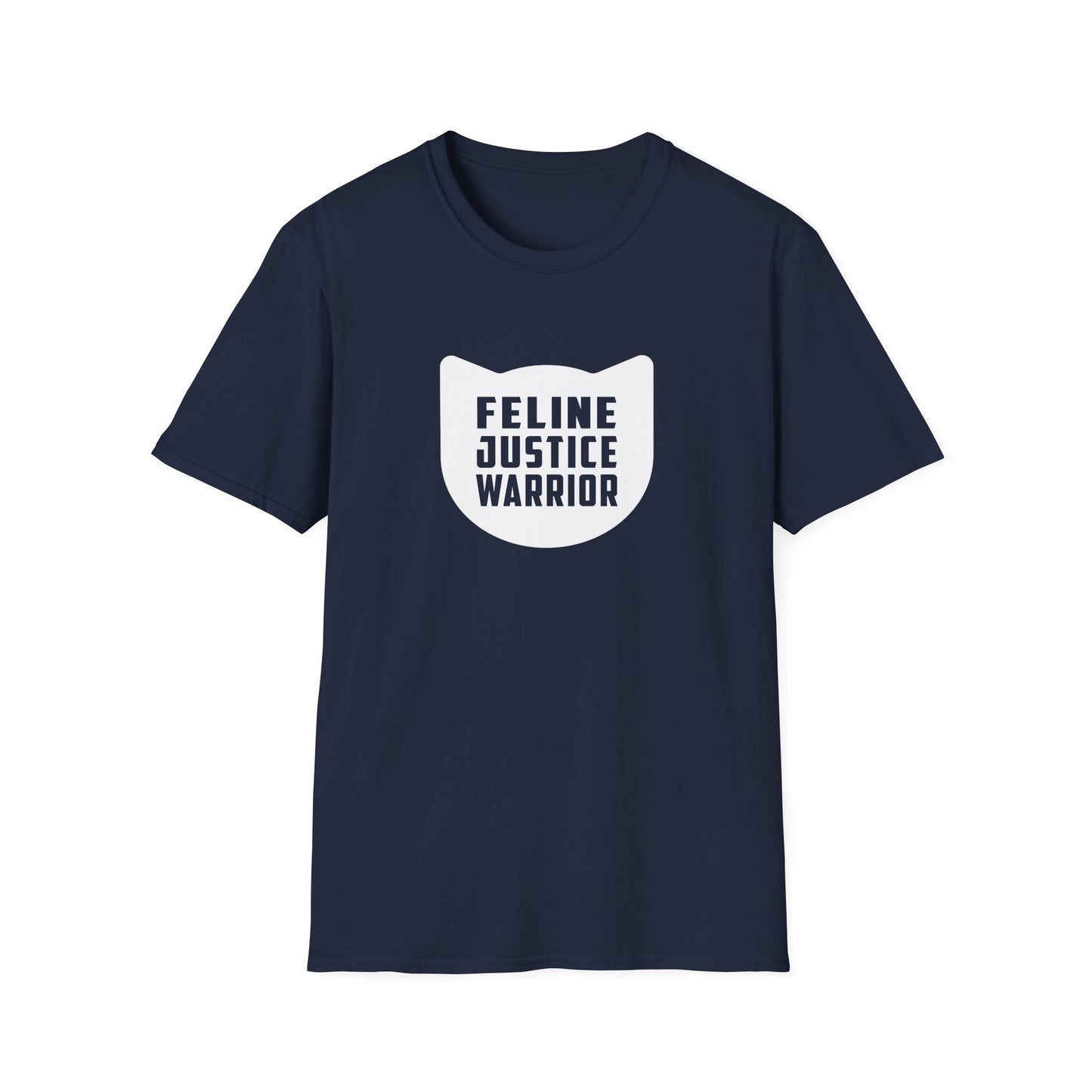 Feline Justice Warrior Logo T-Shirt