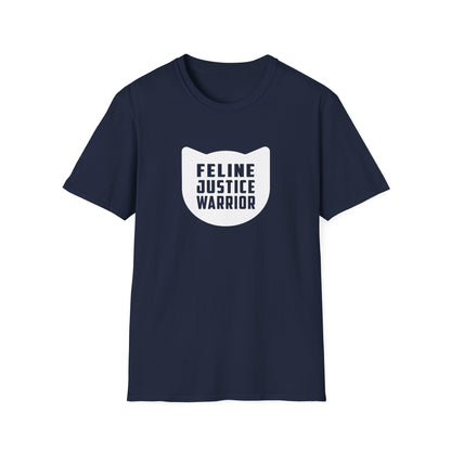 Feline Justice Warrior Logo T-Shirt