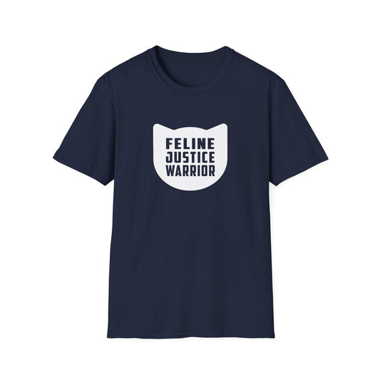 Feline Justice Warrior Logo T-Shirt